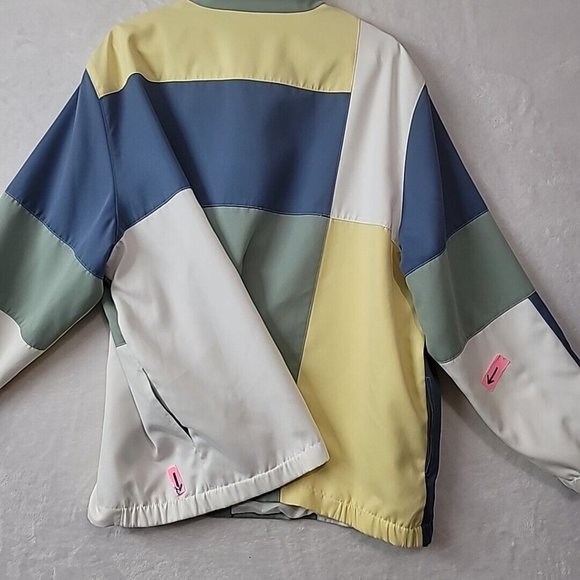 Vtg Allison Daley Womens Size 22W Color Block Windbreaker Jacket Lightweight 90s - Picture 7 of 16
